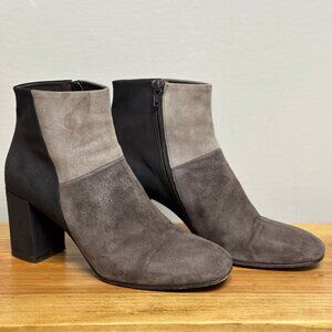 Coclico Ankle Boots - Black and gray suede
